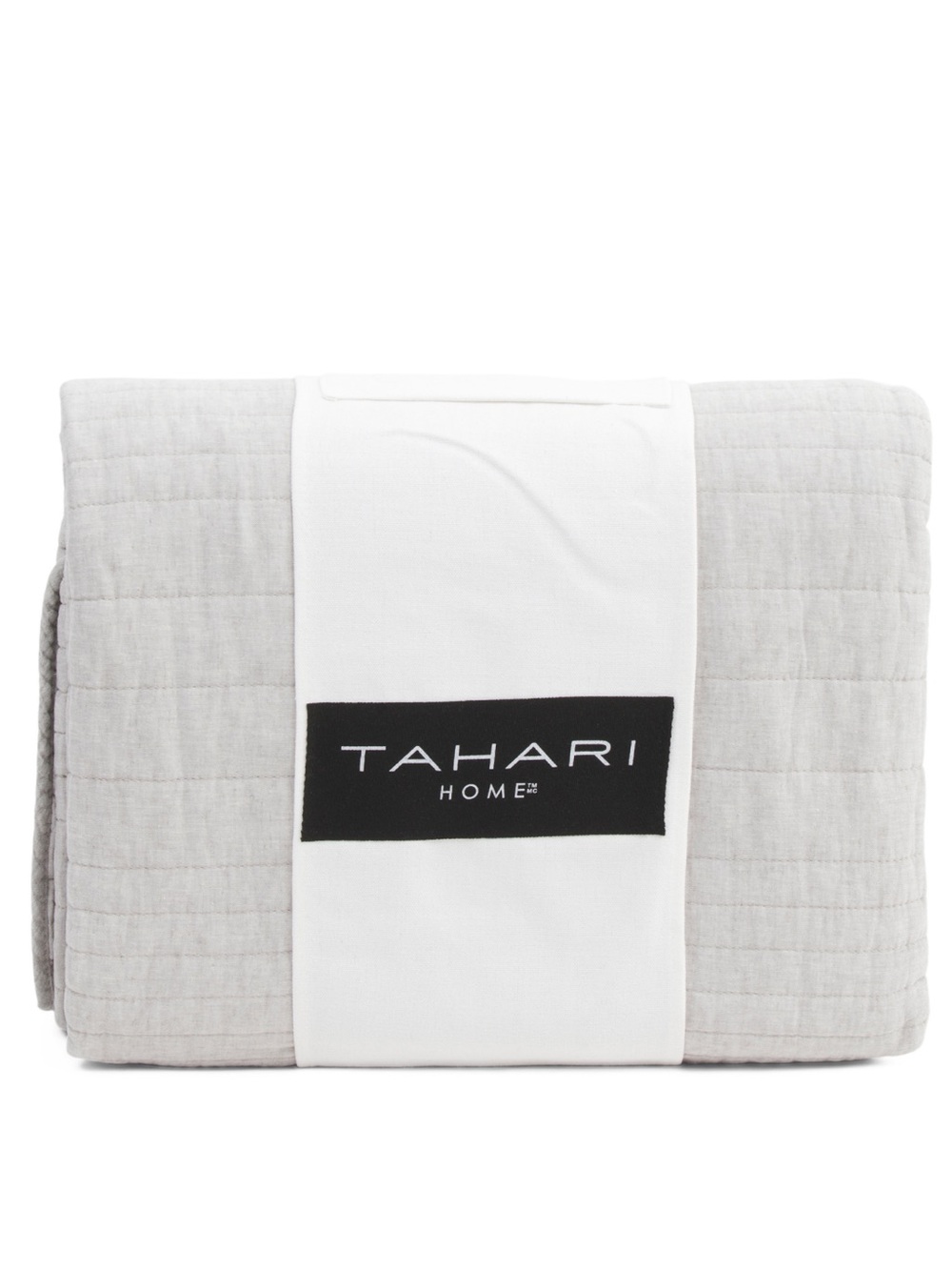 TAHARI HOME linen and cotton blend‎ warm quilt